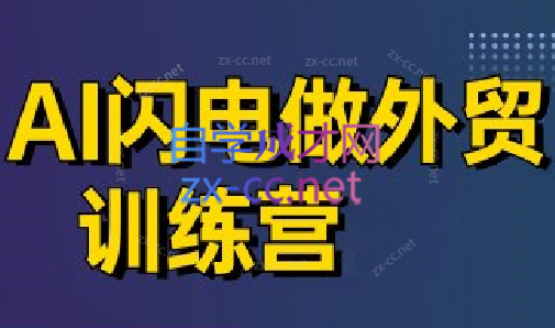 大卫·AI闪电做外贸训练营(更新7月)-枫客网创