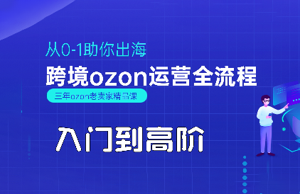 悟空跨境·OZON入门到高阶全流程-枫客网创